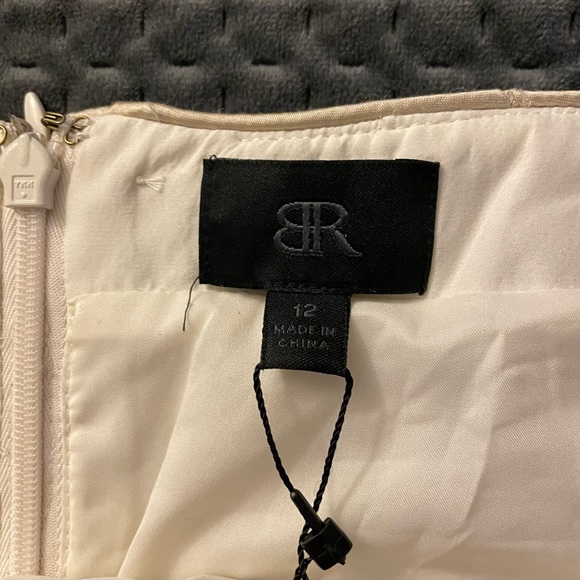 Gorgeous Banana Republic Monogram gold & ivory sequinned mini skirt size 12 NWT - Picture 4 of 9